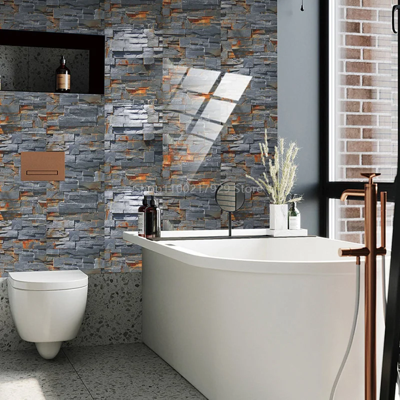 

Самоклеящаяся ПВХ имитация плитки, стикер, восстановленная Хрустальная пленка, обои для домашнего декора, ванной комнаты, кухни, стен