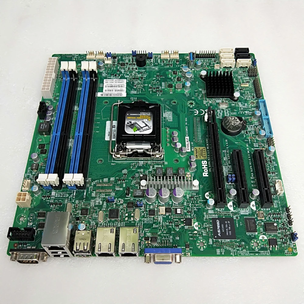 Материнская плата E3-1200 v3/v4 4-го поколения. Core i3 LGA1150 DDR3 4 USB 3 0 (1 Type-A 2 + 1 с разъемом) для