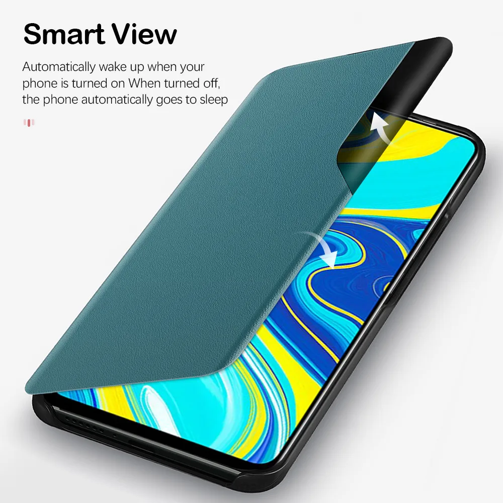 Чехол с окошком для телефона Huawei Mate 30 40 Pro 20 Lite Y7A Y5 Y9 Prime 2019 P Smart 2021 Магнитный
