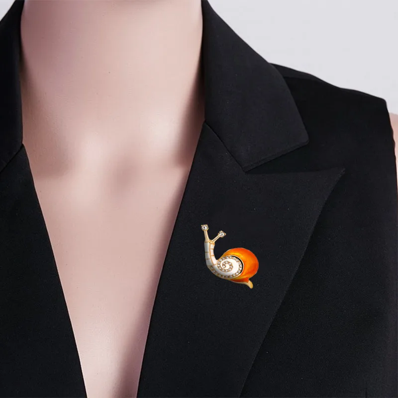 1 шт. по заводской цене милая картина со звеньями улитки значок на лацкан подходит