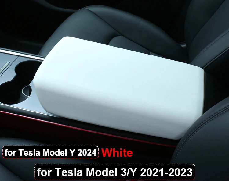 Для Tesla Model 3 Y 2023 2024 Juniper 2025 Аксессуары Защитная крышка подлокотника TPE Накладка на панель центральной консоли Model3 Highland