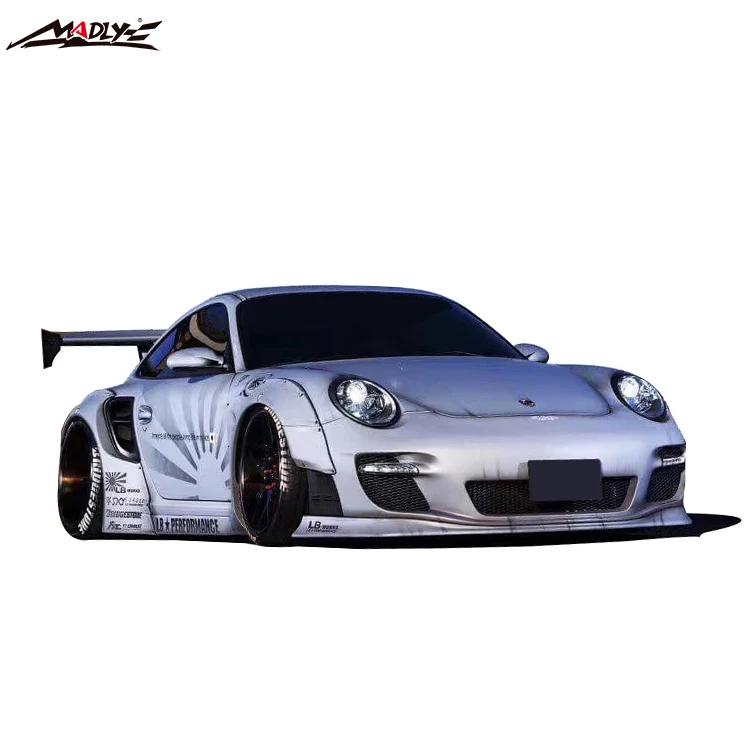 Комплекты кузова для Porsche 997 Tur bo Комплект LB Style Волокно стекло Бамперы Колесо Арка