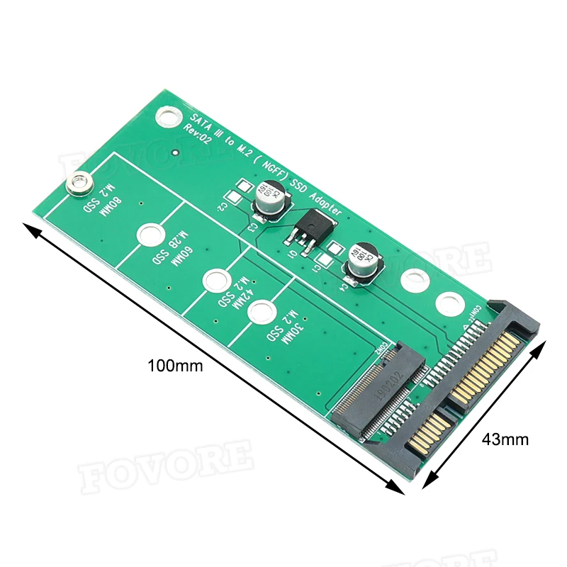 Адаптер NGFF SATA-M.2 M2 SATA 3 Raiser M.2 к адаптер SSD плата расширения B Key M поддержка 30/42/60/80 мм |