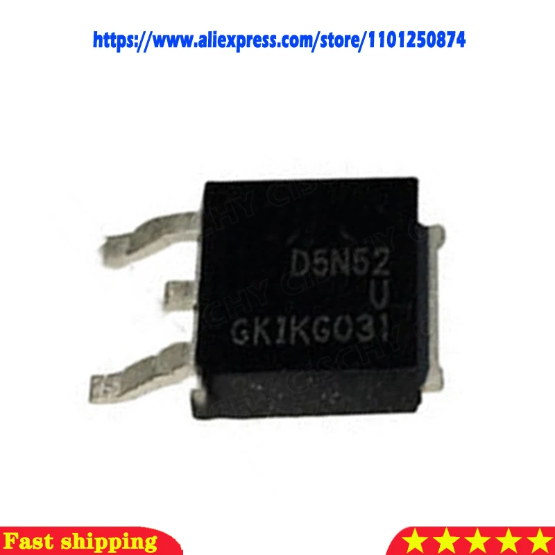 10 шт./партия D5N52U STD5N52U TO-252 FET 525V 4.4A в наличии 10 шт./партия D5N52U STD5N52U TO-252 FET 525V 4.4A в наличии