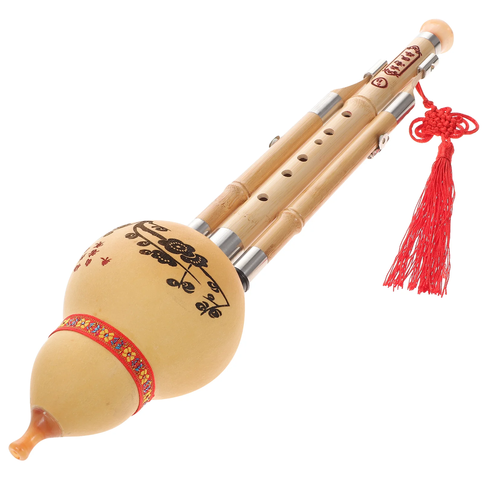 

Hulusi Flute Chinese Cucurbit Key Instrument Musical Bamboo Gourd Ethnic C Flutes G Wood Handmade Folk Gifts Lovers Ancient Bawu