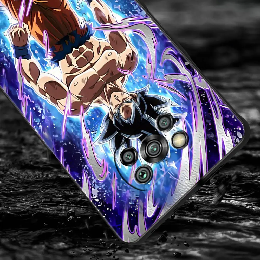 dragon ball funda case for xiaomi mi poco x3 nfc m3 11 12 10 9t 9 a2 lite 12x 10t pro 11t black soft phone capas anime free global shipping
