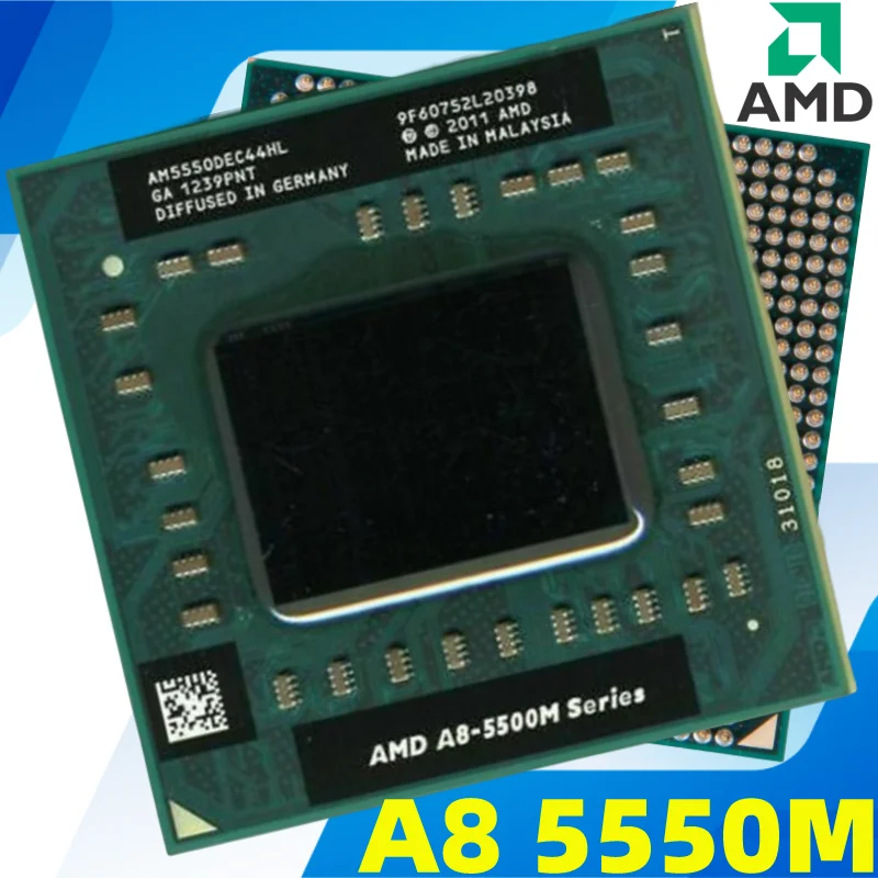 

laptop CPU A8-5550M 2.1GHz/4MB/4 cores/Socket FS1 (FS1r2) Processor