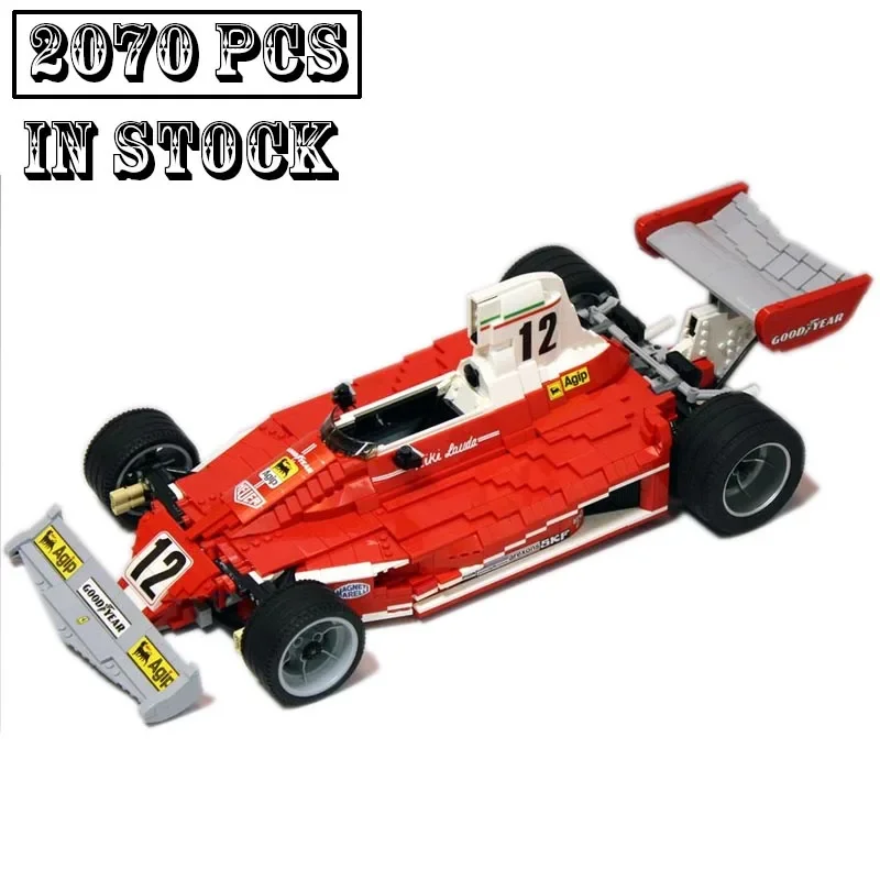 Классическая модель RS10 масштаб 1:8 Формула 1 реальные строительные блоки-кирпичи
