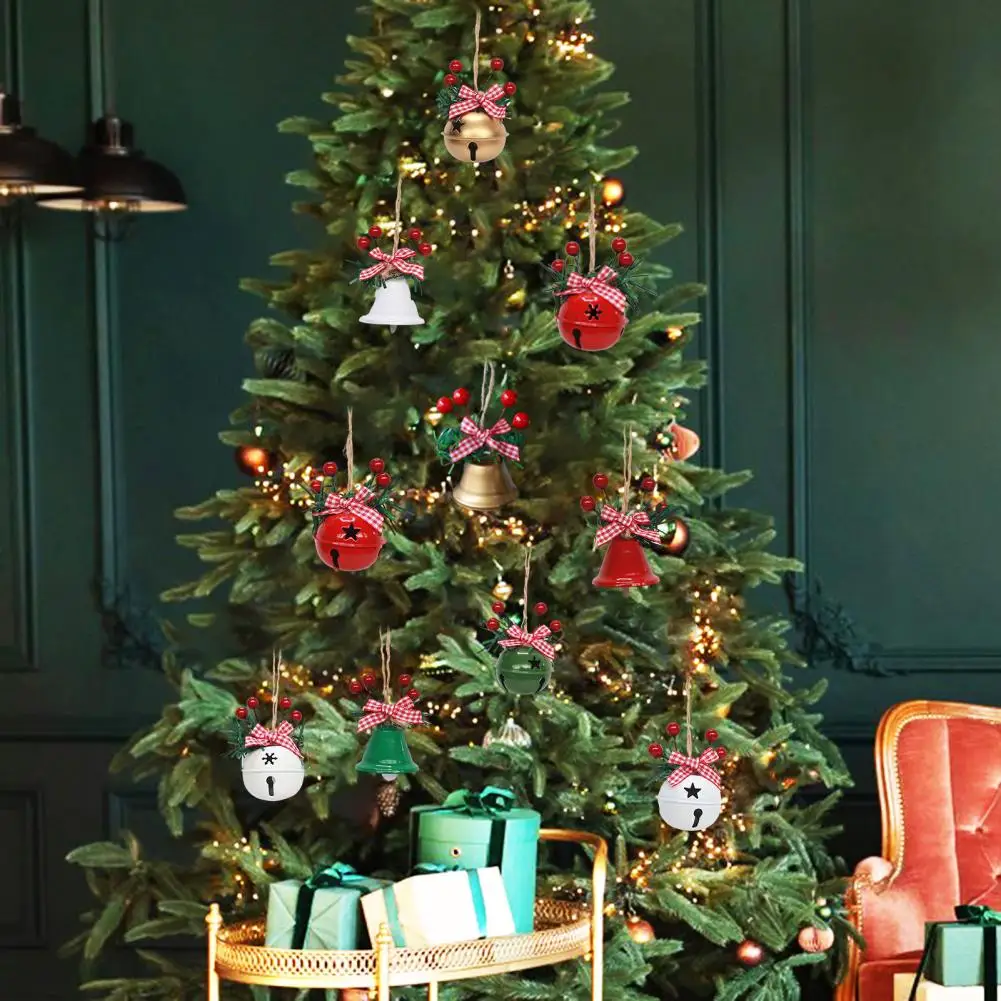 10 шт. новогодние настенные часы в виде колокольчиков