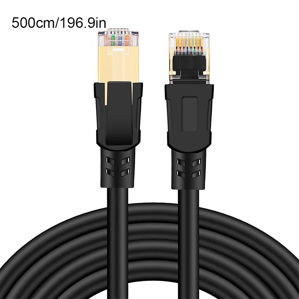 Сетевой кабель высокоскоростной CAT8 RJ45 8P8C Ethernet-шнур штырь-штырь 40 ГБ компьютерный