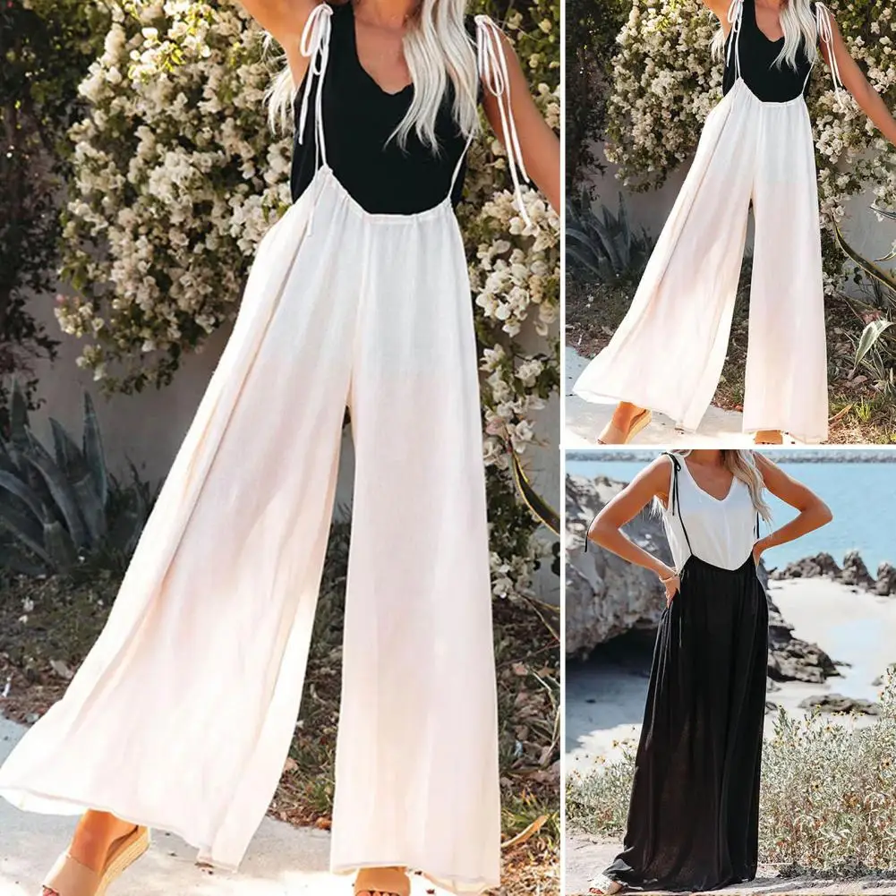 

Популярные повседневные брюки, легкие однотонные повседневные брюки, Летние повседневные широкие брюки