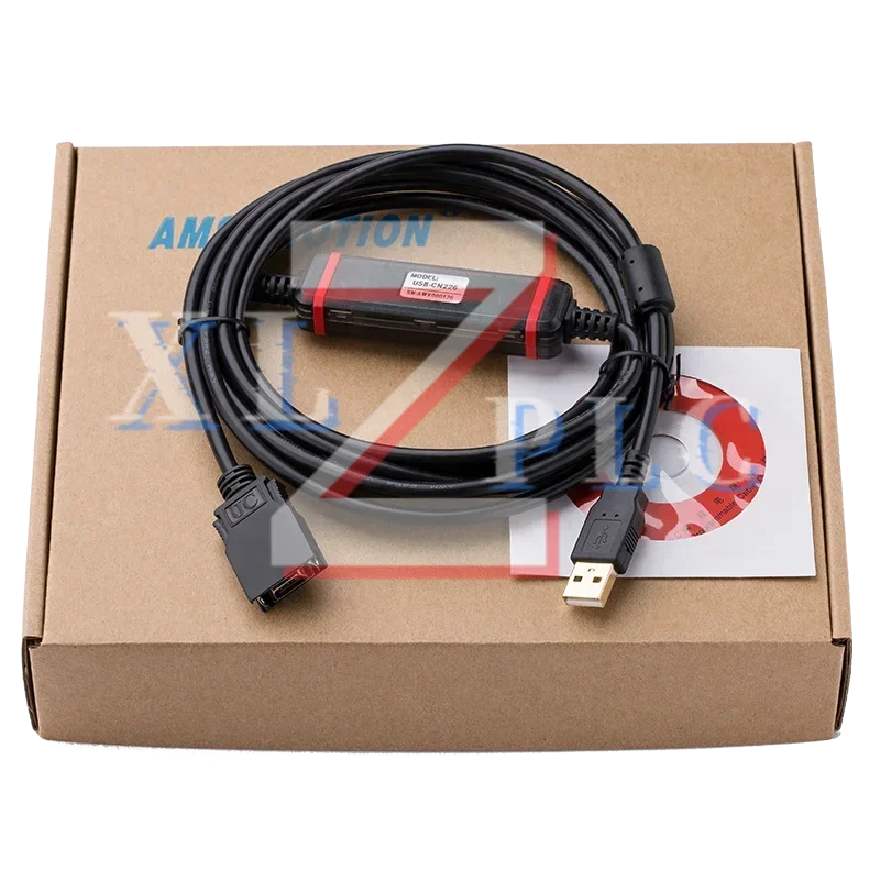 Фото Подходит для программирования ПЛК CS/CJ/CQM1H/CPM2C CJ1M CS1G, кабель USB-CN226+ для передачи данных. №2