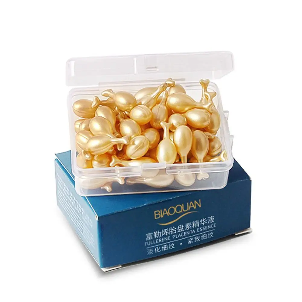 

50 Capsules Caviar Capsules Cream Fullerene Moisturizing Anti-aging Skin Serum Face Cream Skin Capsule Anti-wrinkle Lifting C1q3