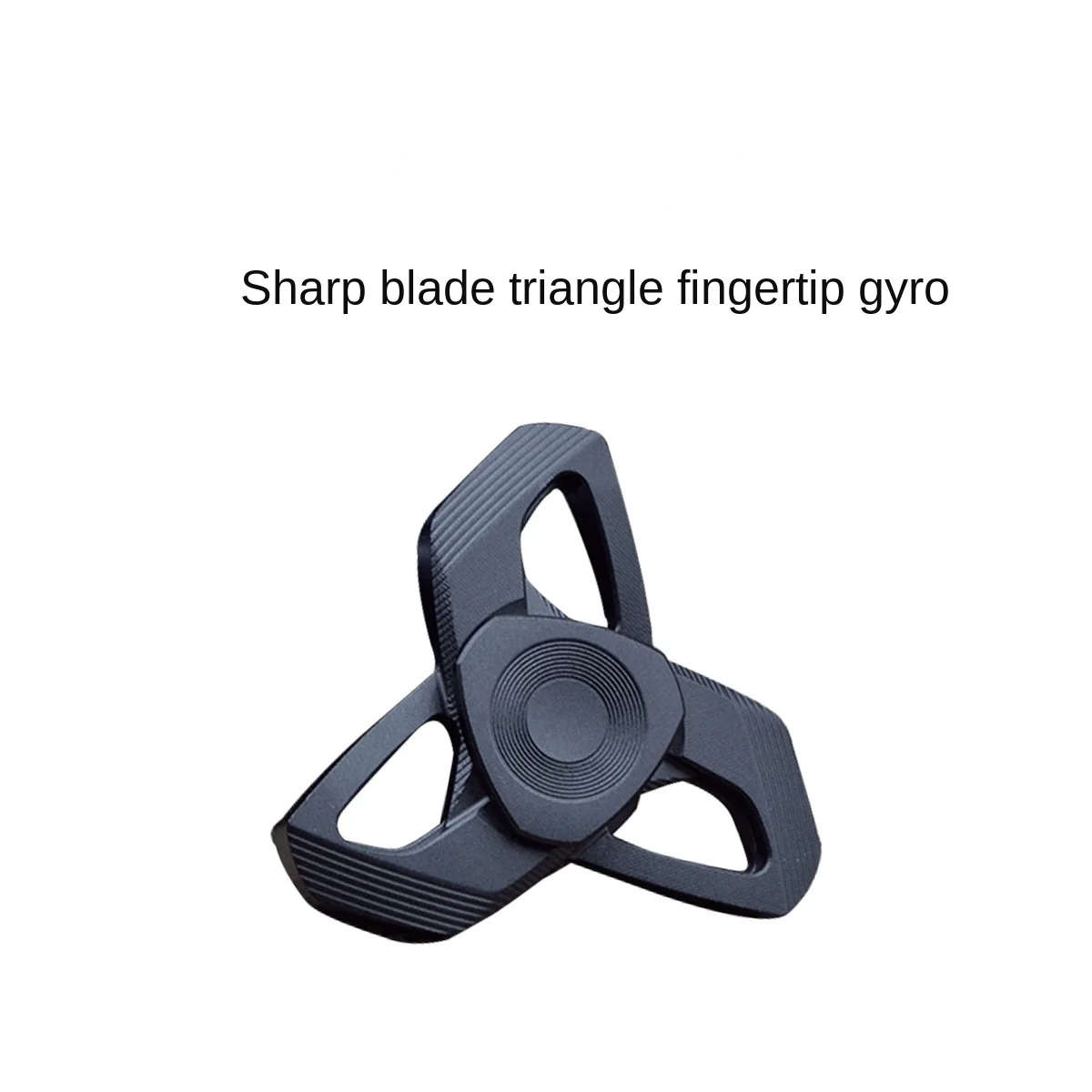 

Sharp Blade Triangle Pure Aviation Aluminum Precision Fingertip Gyro Adult Pressure Reduction Artifact Frosted Hand Spinner