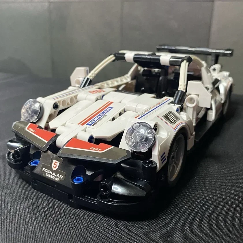 492 шт. технический спортивный гоночный автомобиль строительные блоки модель