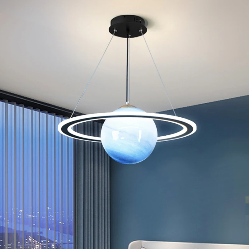 

Pendant Lamp Led Art Chandelier Light Room Decor Modern kids decorative dining Ceiling indoor interior