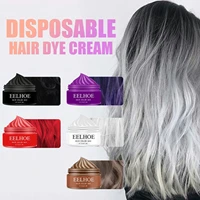 eelhoe hair dye wax styling silver mud grey disposable natural hair strong gel cream hair color for women men 30g free shipping