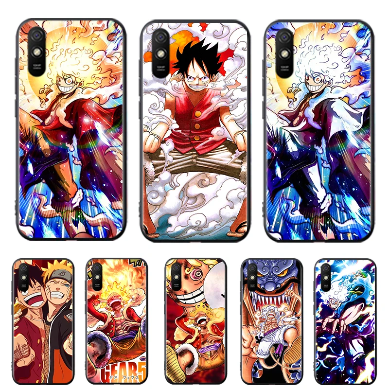 

Anime Luffy sun god form Redmi S2 Y2 6 6A 5 5A 4X 9i 9T 9A 9C 9 8A 8 GO 7 7A Prime Pro Plus Black Soft Phone Case