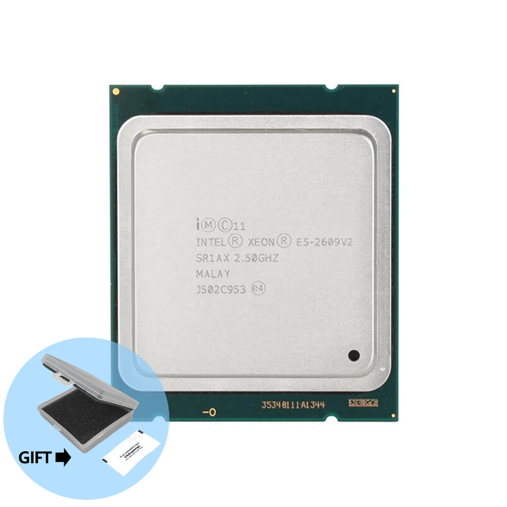 Intel Xeon E5-2609 v2 E5 2609 v2 2.5GHz Quad-Core Quad-Thread 10M 80W LGA 2011 CPU Processor