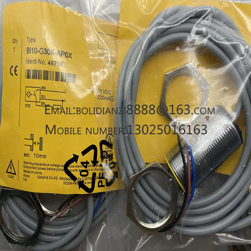 Новый датчик приближенияBI10-G30-AP6X BI10-G30-AN6X/RN6X/RP6X