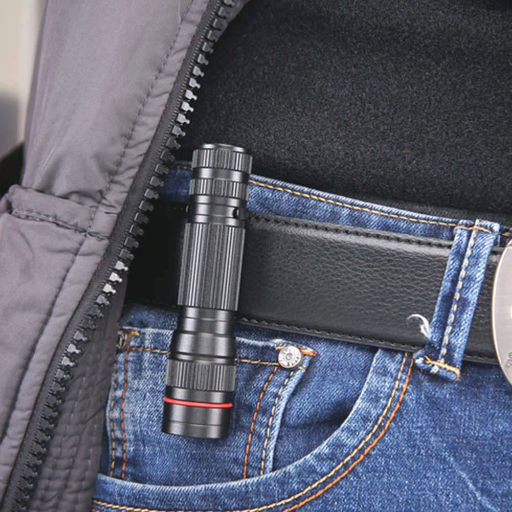 

Mini Rechargeable LED Flashlight Use XPE + COB lamp beads 100 meters lighting distance Used for adventure, camping, etc.