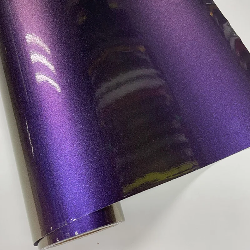 Трехслойный глянцевый хамелеон алмазный блеск для винилового покрытия пленкой с