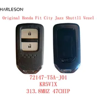 Original Black Logo  313.8MHz 47Chip  Keyless Smart Car Remote Key 72147-T5A-J01 For OEM Honda Fit City Jazz Shuttle Vezel  2014