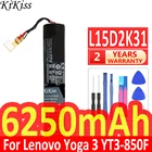 Аккумулятор L15D3K32L15C3K32 для Lenovo Yoga Tablet Tab 2 3 8 Pro Book B6000 2-830L 2-1050L 1380F YT-X705F X50F 850F X91F