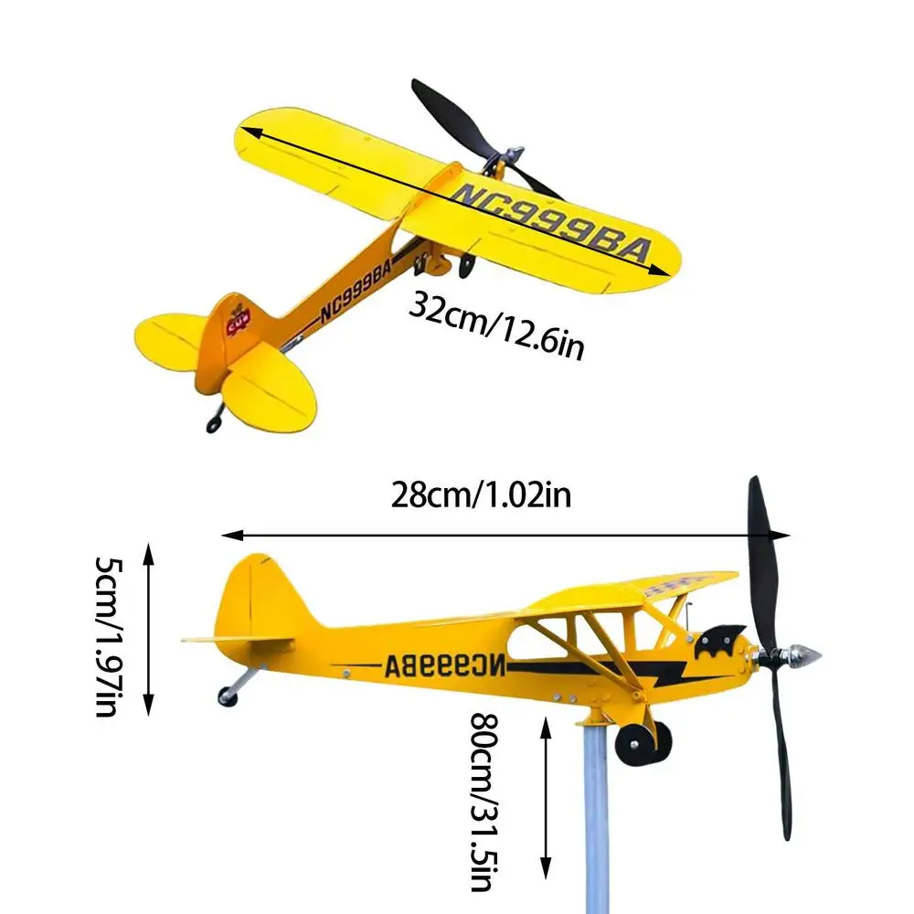 

Металлический самолет-флюгер