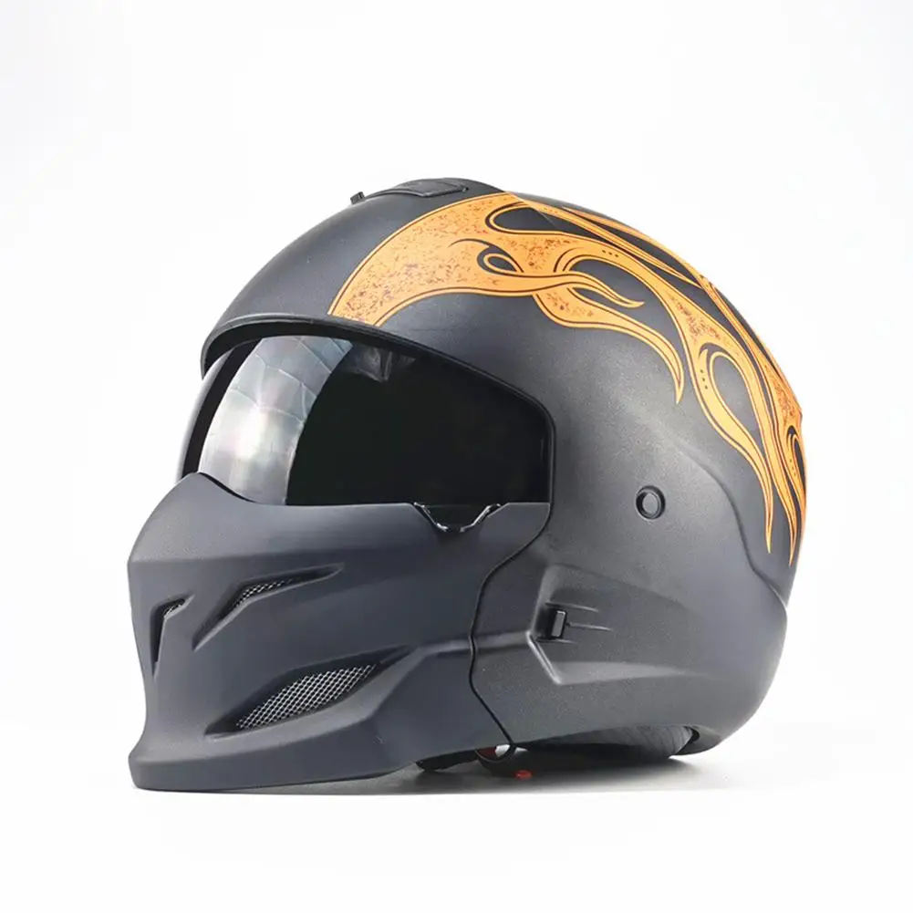 Retro Helmet Lightweight Shock-Absorbing Breathable Multi-purpose Outdoor Riding Helmet Hard Hat Open Face Helmets Car Equipment