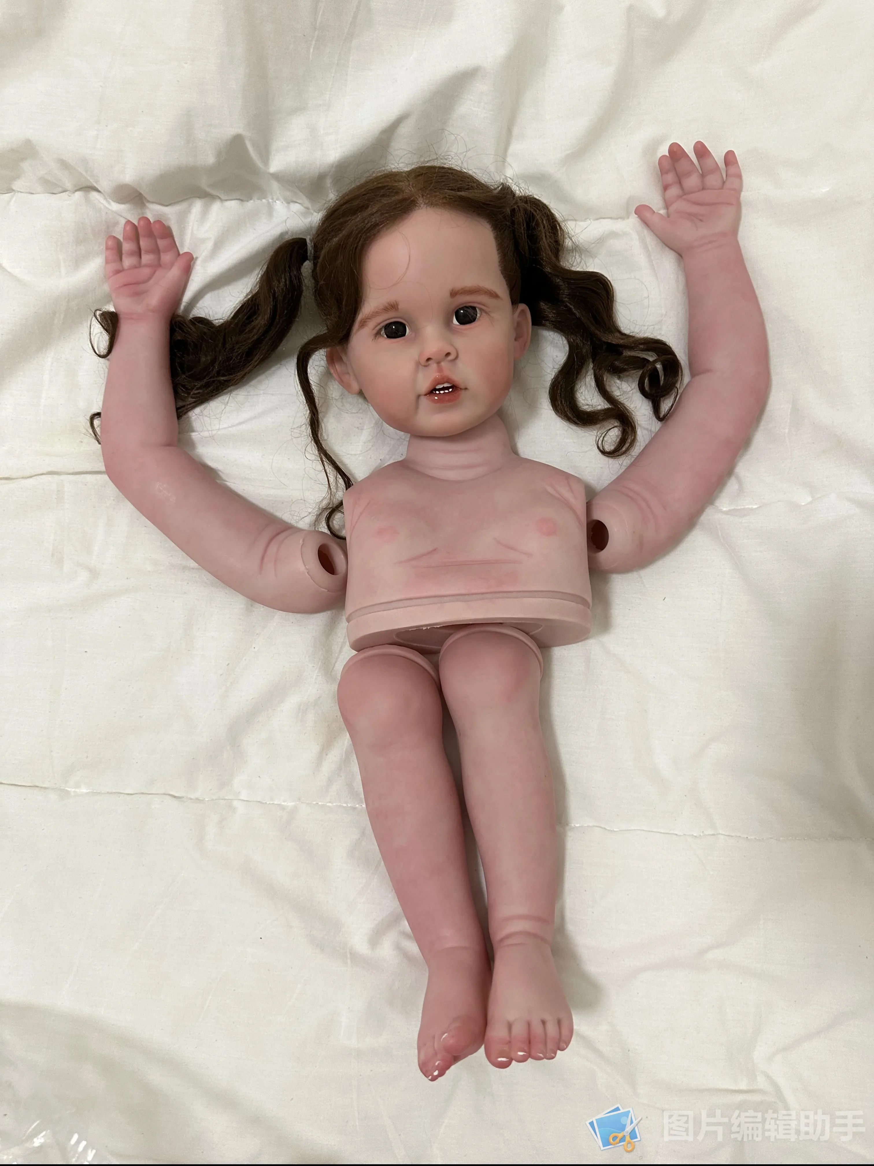 DLS Индивидуальная ограниченная поставка 32 дюйма Reborn Baby Cressida с набором для
