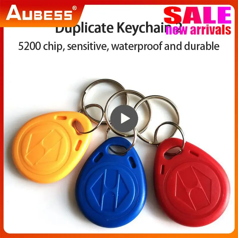 

/Set EM4305 Chip RFID Tag 125Khz Key Copy Ring Card Rewrite EM ID T5577 Keyfobs Rewritable Proximity Token Access Duplicate