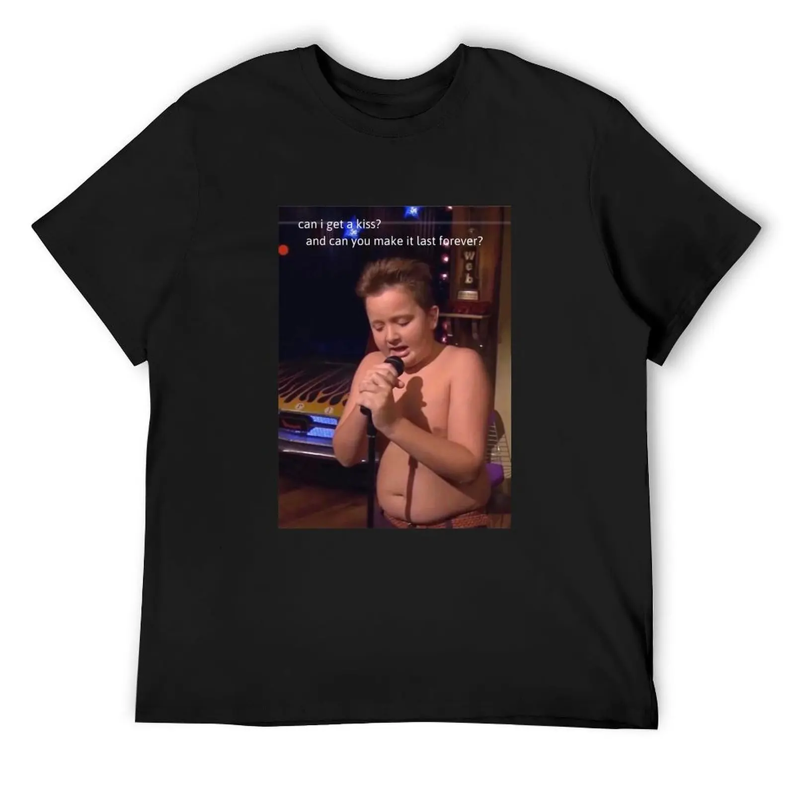 Классическая футболка Gibby Singing-iCarly футболки с рисунком спортивные для