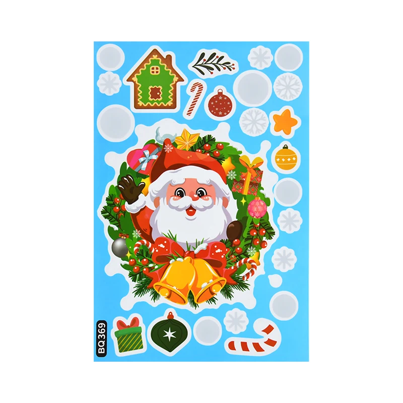 

Водонепроницаемые новогодние наклейки для стен