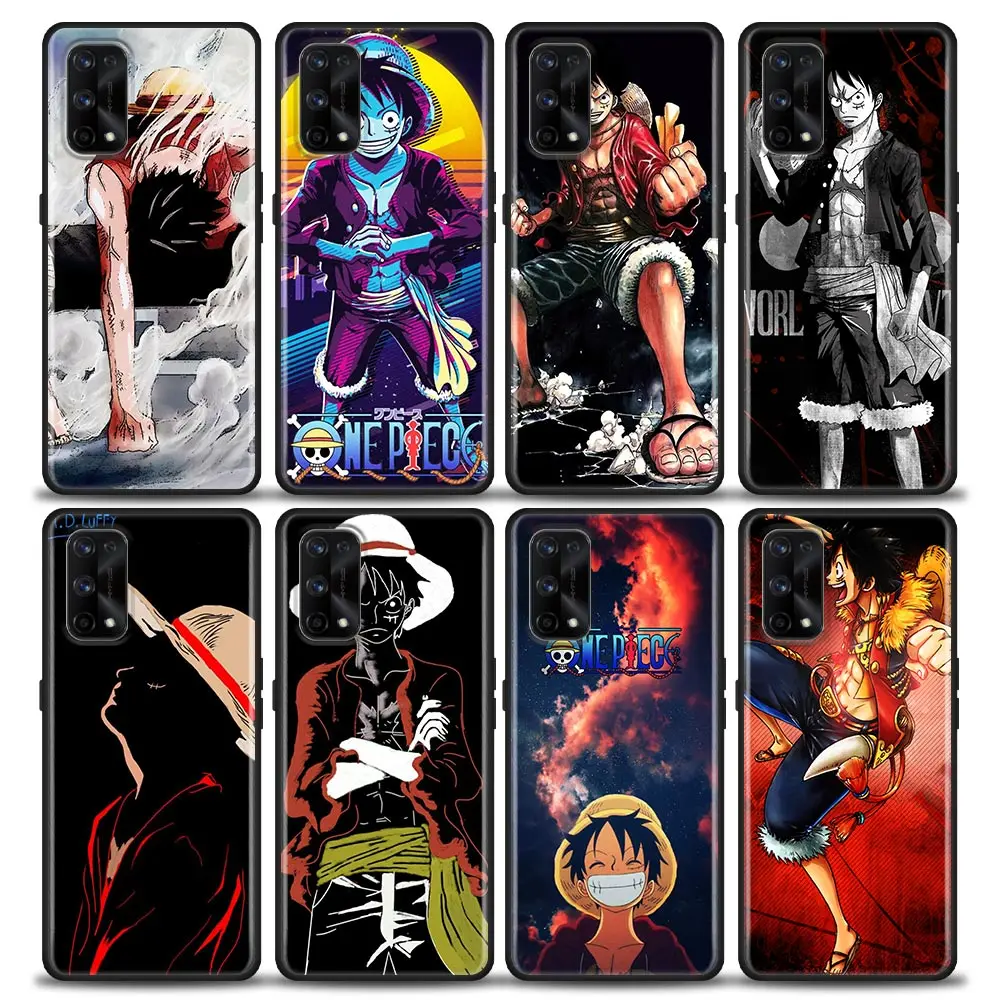 

Cute Cartoon luffy Phone Case for Realme 5 6 7 7i 8 8i 9i 9 XT GT GT2 C17 Pro 5G SE Neo2 Soft Silicone Case BANDA