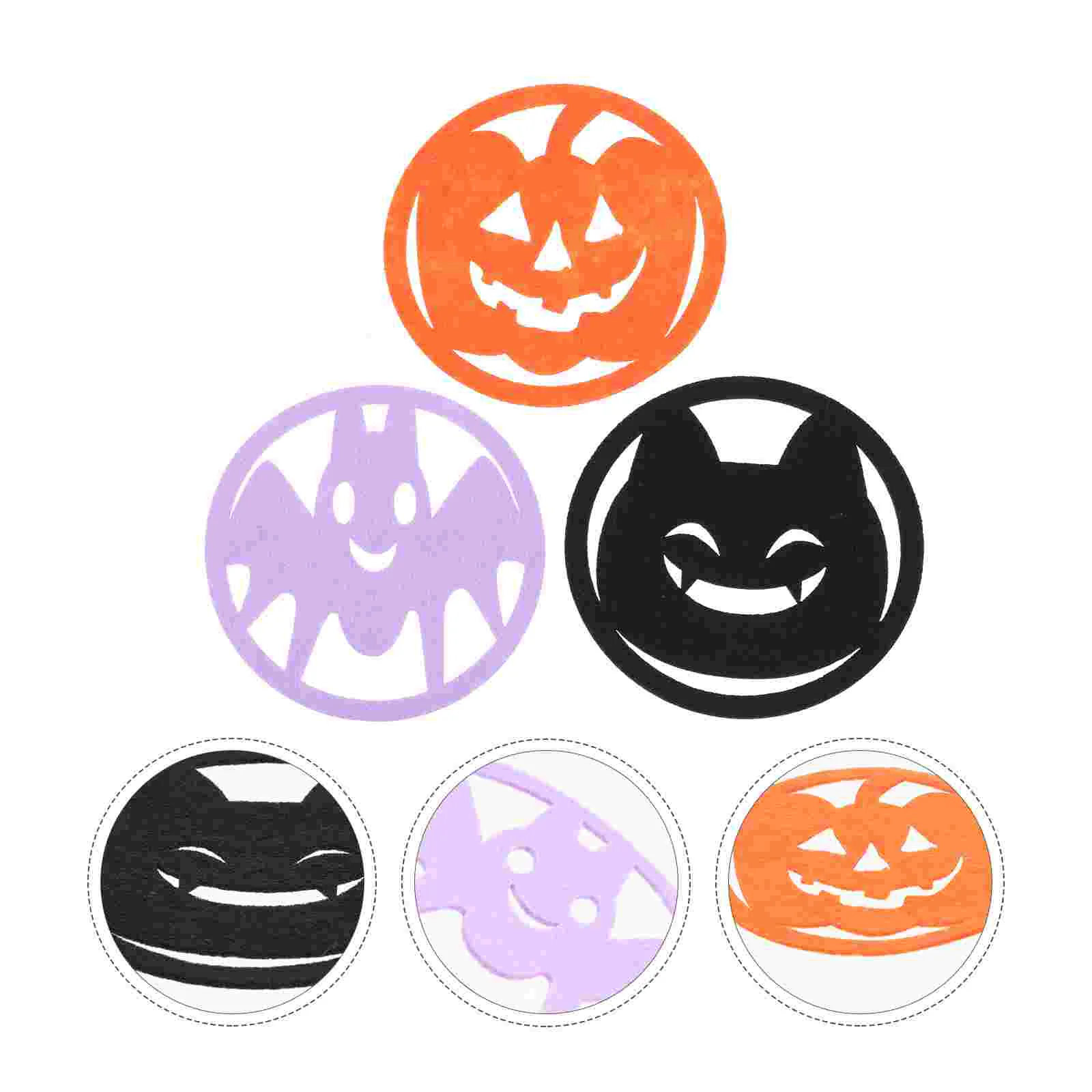 Подставки для чашки подставка под чайник коврик горячего стола Хэллоуин тыква