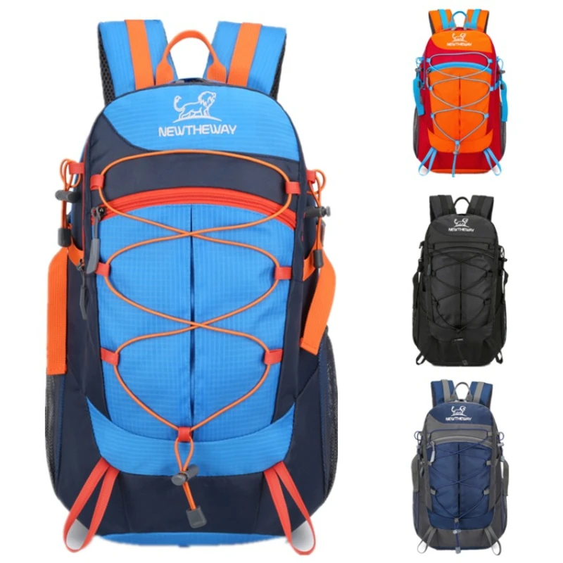 Купи Outdoor Backpack Waterproof Hiking Travel Mountaineering Backpack for Woman Men Rucksack Sports Bag за 1,178 рублей в магазине AliExpress