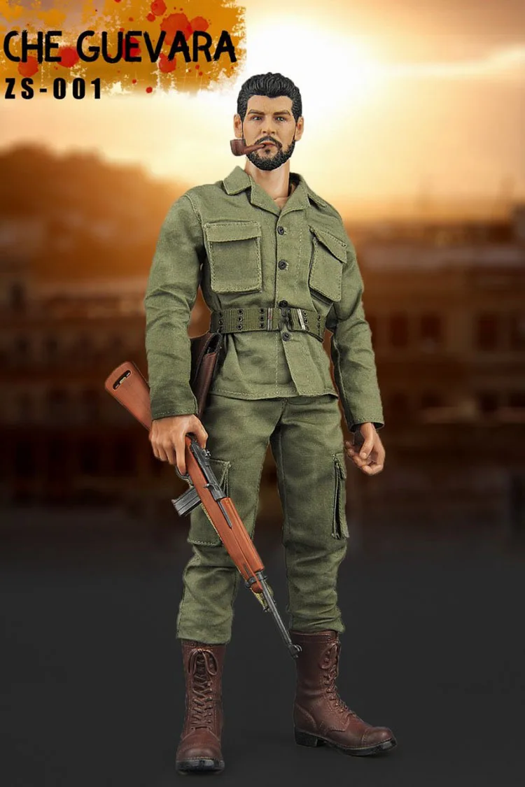 ZYTOYS TOYS ZS-001 1/6 кубинский герой Che Guevara с двойной головкой резьба версия Полный