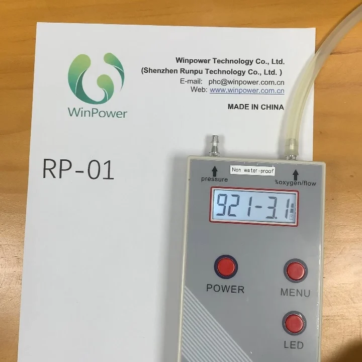 

Портативный кислородный анализатор для кислородного концентратора RP-01 winpower china