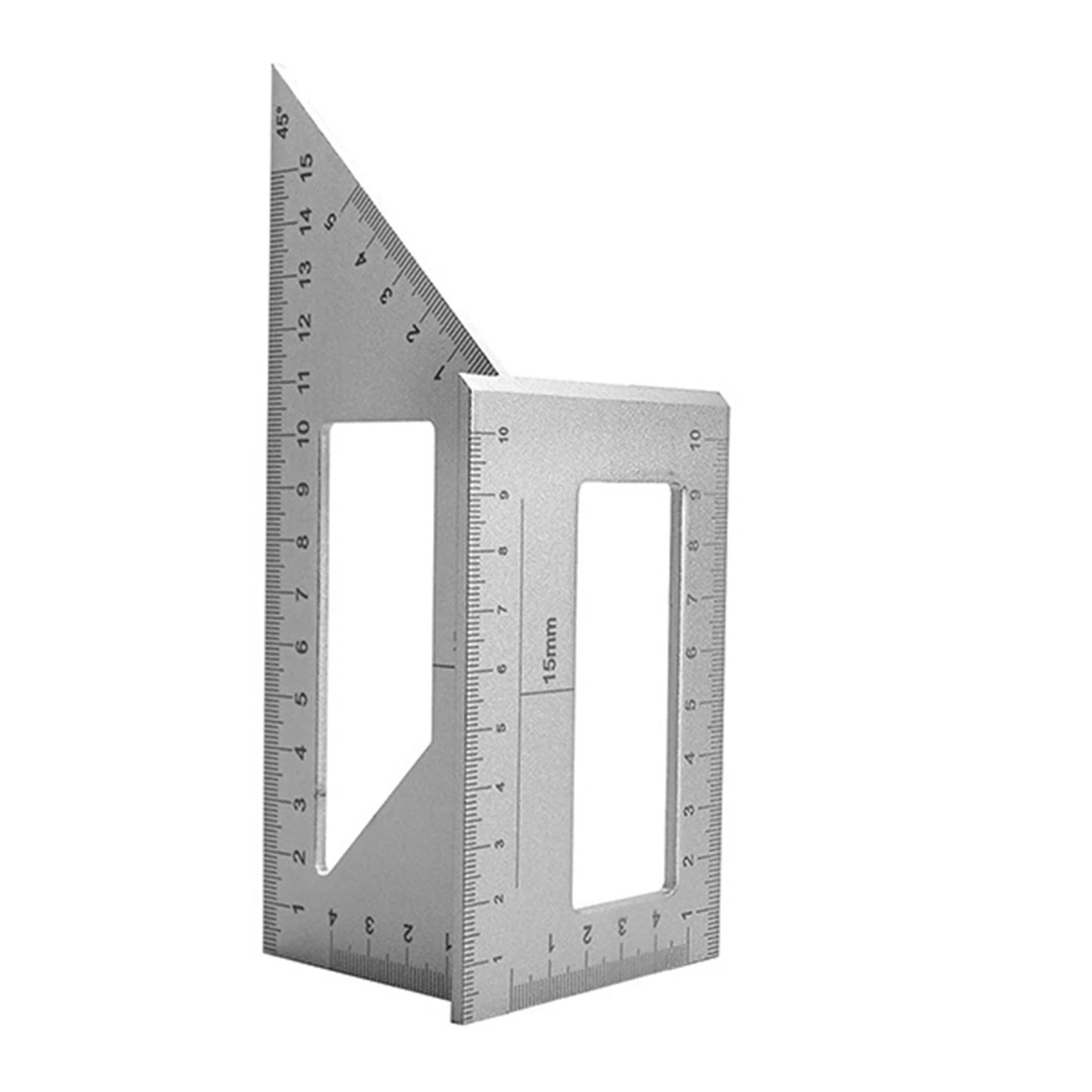 

Saddle Layout Square Gauge Aluminum Alloy Rustproof Angle Professional T Ruler For Woodworking 45 90 135 Degree Multifunction
