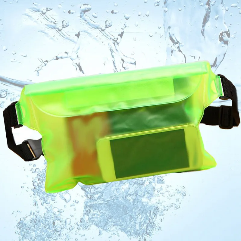 

Swimming Storage Bag Transparent Waterproof Bag Underwater Dry Shoulder Waist Pack Bag Pocket Pouch Mobile Phone Bags Case