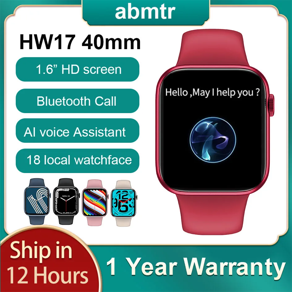 

Смарт-часы Abmtr HW17, 40 мм, с голосовым помощником