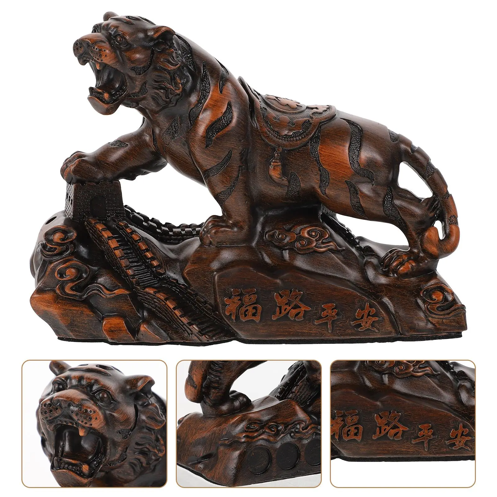 2022 новый год смола тигр знаки китайского зодиака натуральная создание подарков