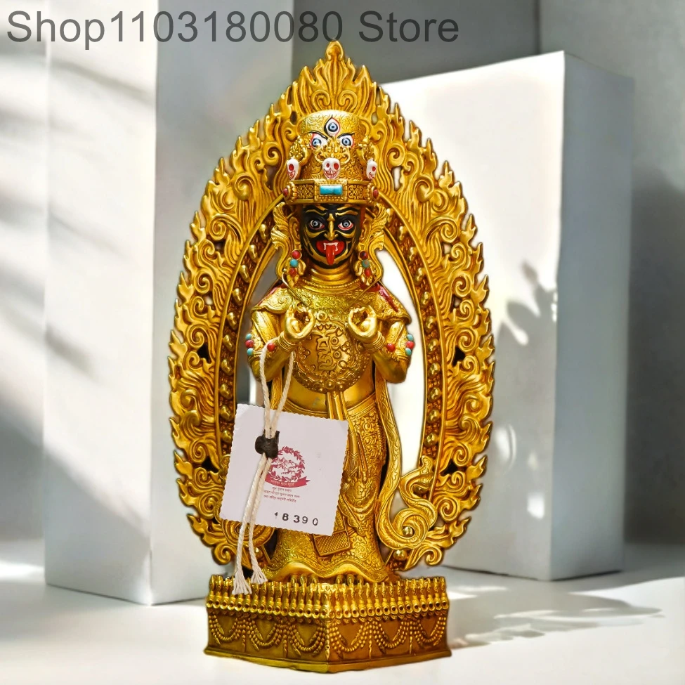 

Статуя Паледен Лхамо из меди