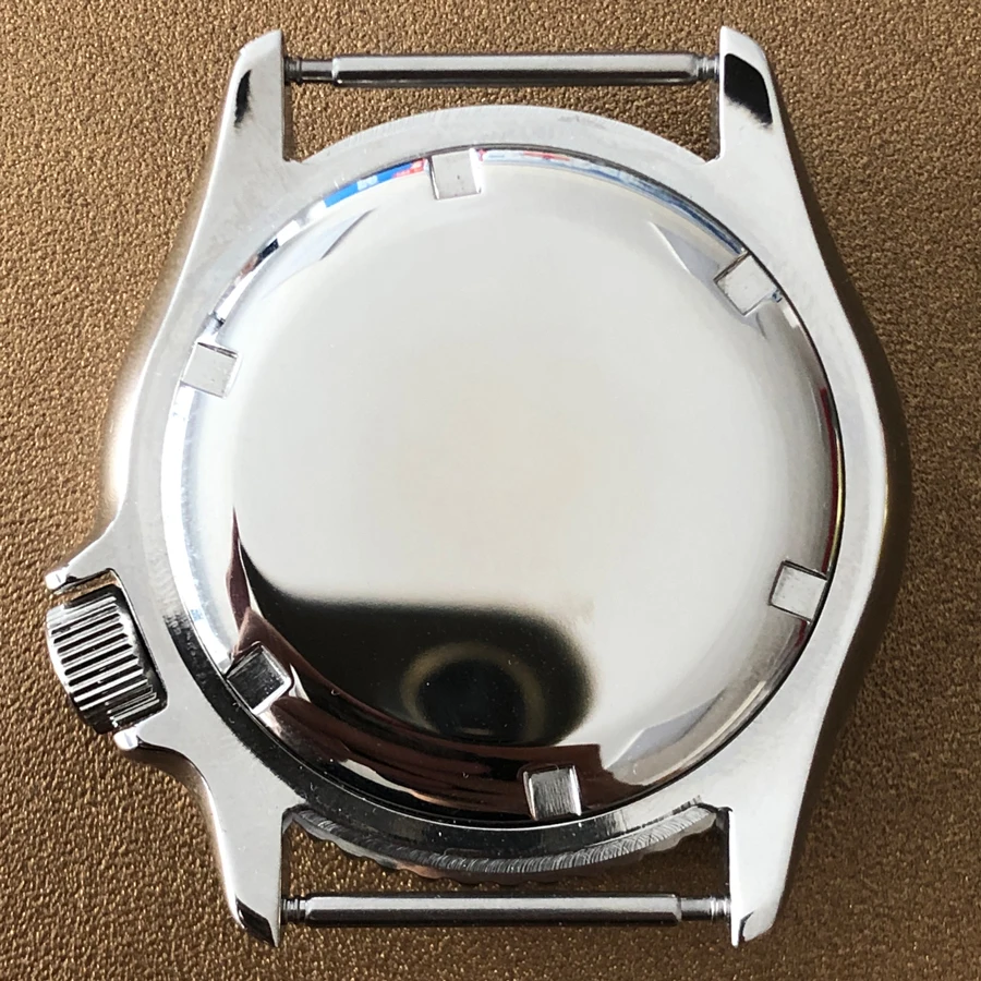 42mm Watch Case Aluminum Bezel Stainless Steel Case Sapphire Glass Fit  NH35 NH36 Movement Modification Watch Case