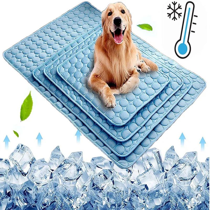 

Dog Dogs Summer For Cooling Mat Car Pet Bed Small Cat Sofa Breathable Dogs Washable Large Medium Dog Blanket