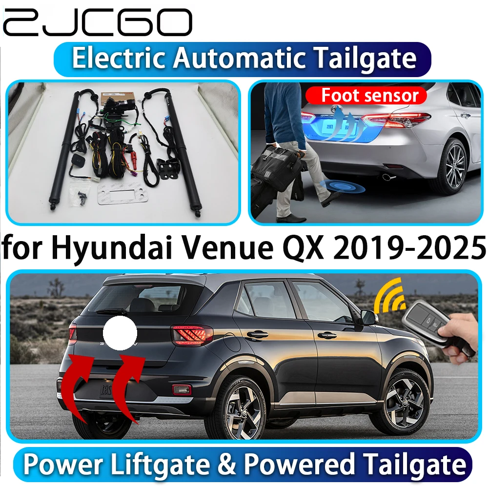 Фото ZJCGO для Hyundai Venue QX 2019-2025 OEM автоматическая электрическая задняя дверь с электроприводом, интеллектуальная система, комплект управления подъемом багажника автомобиля №1