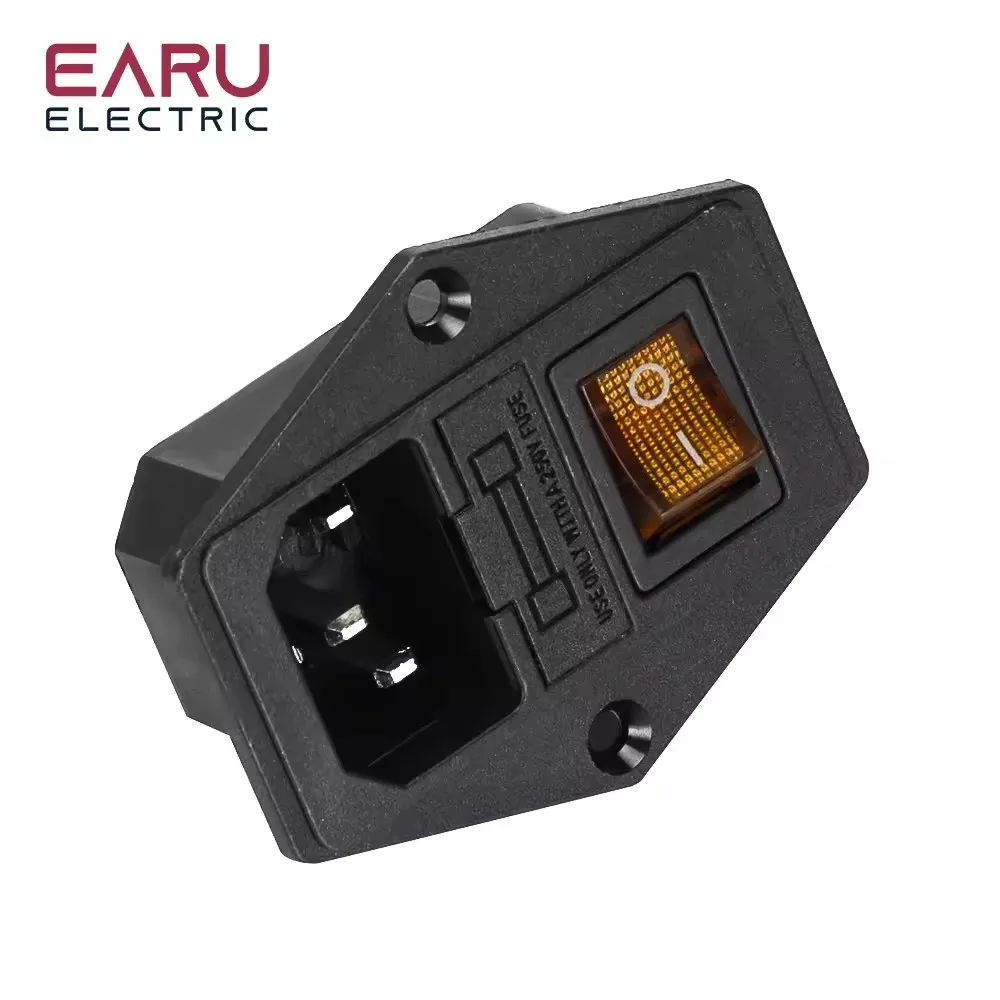 

EARUELECTRIC 3-контактная розетка 10А 250В с предохранителем