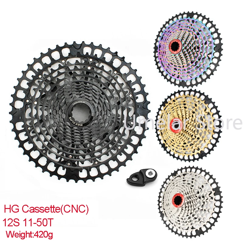 

Sunshine 12 Speed 11-50T Mtb Cassette K7 12V Freewheel Ultralight Sprocket Bike Flywheel for Shimano Deore Sram SX NX GX XX1