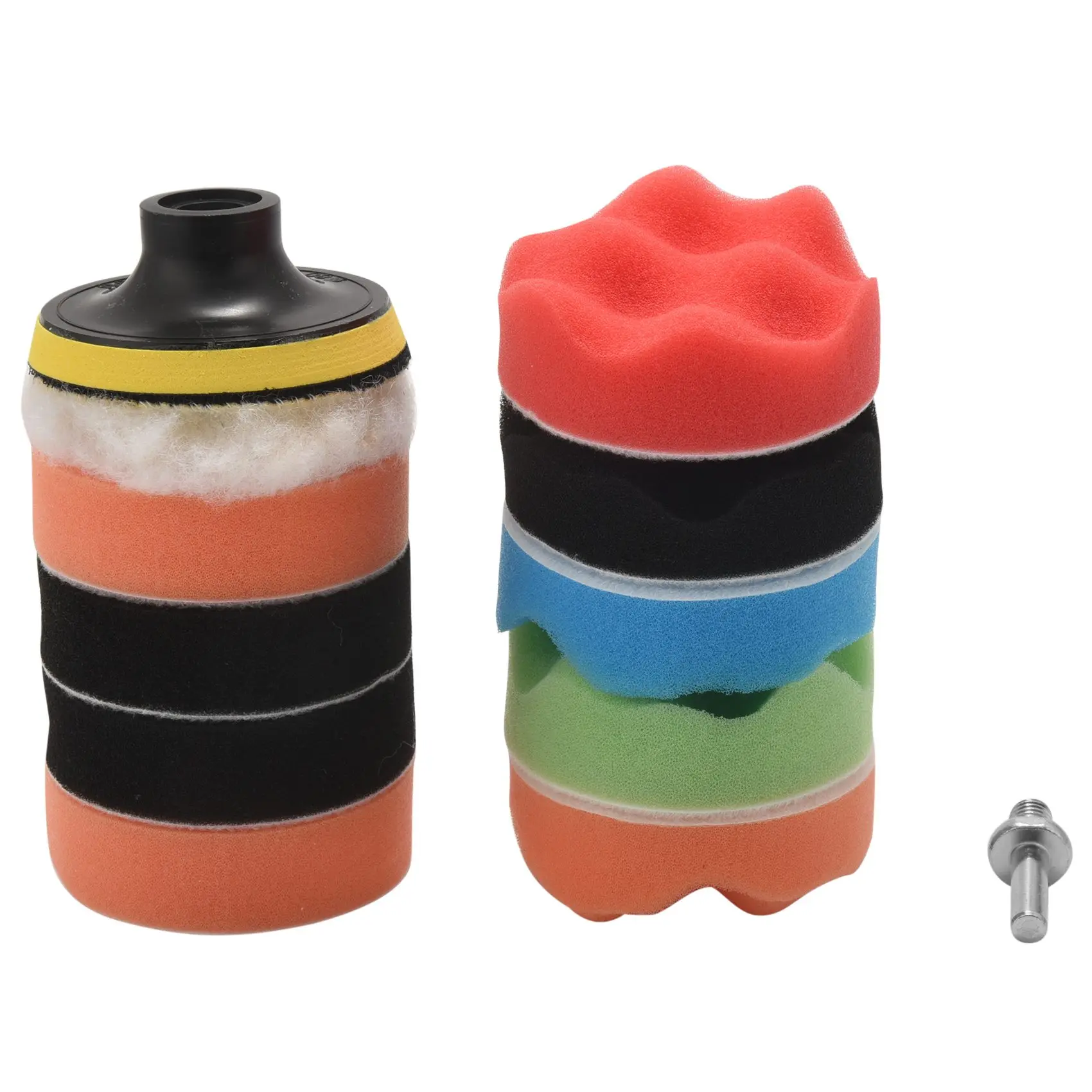 11 шт. 3-дюймовый набор полировальных подушечек с волнистым буфером для полировки